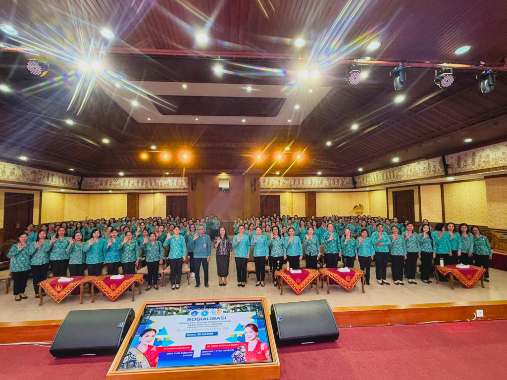 Sosialisasi Peran PKK Dalam Pembangunan Desa dan Kelurahan Se-Kabupaten Badung TA 2025